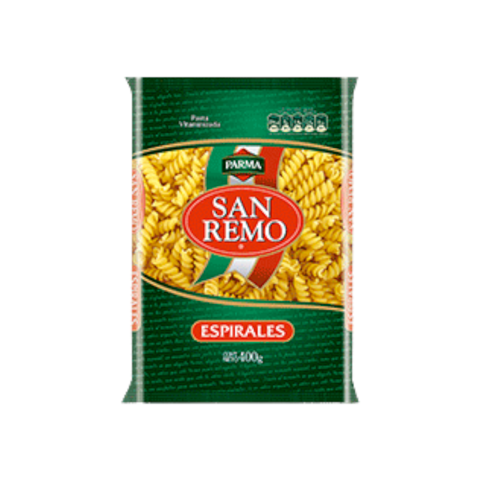 Espirales San Remo 30x400gr