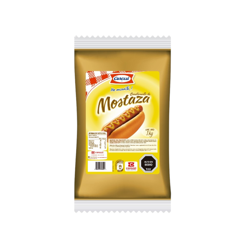 Carozzi Mostaza Bolsa 1Kg