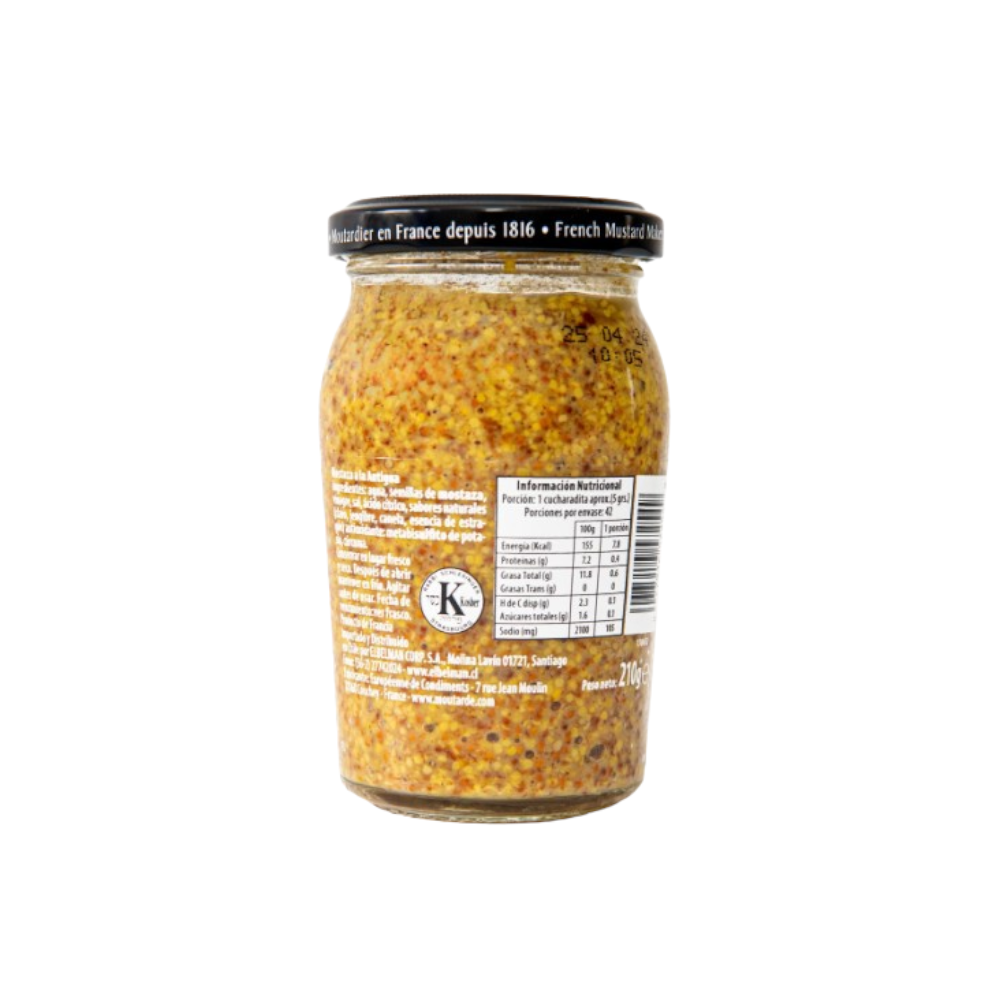 Bornier Mostaza Dijon Antigua 210gr