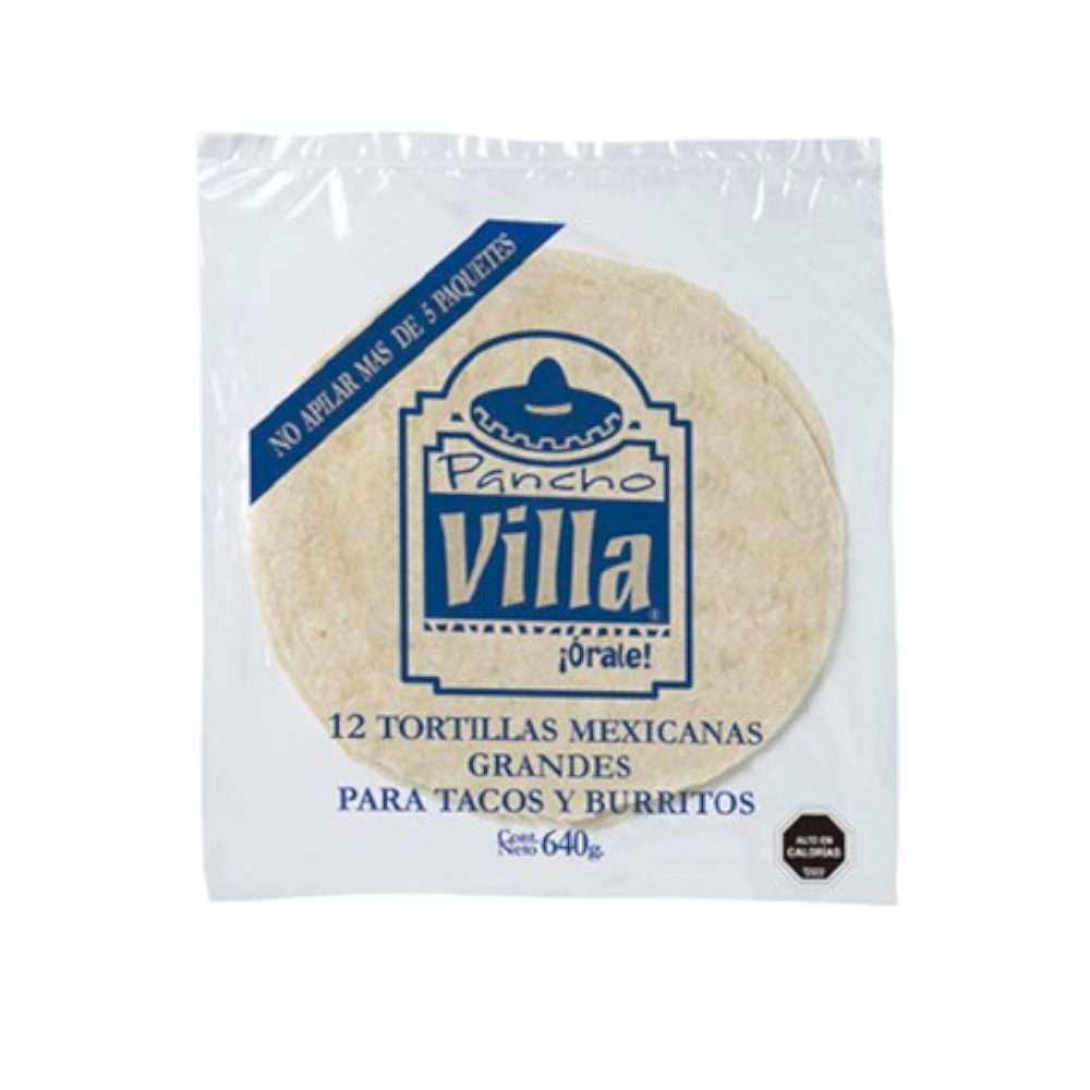 Tortillas 24cm Pancho Villa 10x12unid